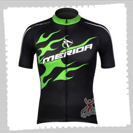 Cycling Jersey Pro Team MERIDA Mens Summer quick dry Sports Uniform Mountain Bike Shirts Road Bicycle Tops Racing Clothing Outdoor Sportswear Y21041205