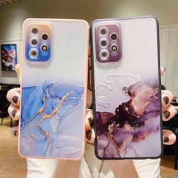 Watercolour Gradient Marble Cases For Xiaomi Redmi Note 10 Pro 10S 9 Phone Case For Mi POCO X3 Pro NFC M3 Clear Soft Cover