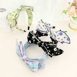 Women Girls Chiffon Flower Big Bow Knot Hairband Headband Adult Hair Accessories