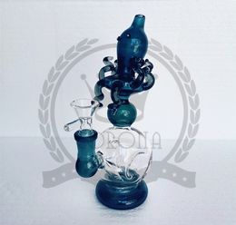 glass factorys 8 Inches hookah water pipes Colour windmill bong hookah hand blown thick