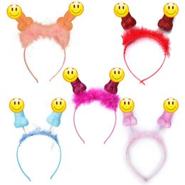 Bachelorette Party Decor Penis Headband Decor Bachelor Party Supplies Hen Party Favors Birthday Adult Games Plastic Accessories
