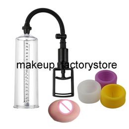 Massage Man Penis Pump Extender + Sleeve Male Masturbator Vacuum Sex Toys Enlargement products