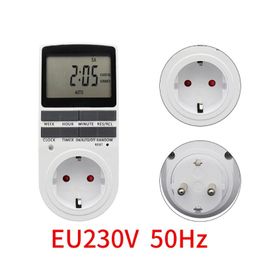 Timers Electronic Digital Timer Switch Kitchen Outlet 230V 110V 7 Day 12/24 Hour Programmable Timing Socket EU AU UK Plug