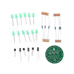 water module UK - Electronic Kit Set LED Round Water Light Production For Skill Training Soldering Practice Parts Lamp Accessory Modules