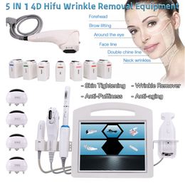 5 IN 1 HIFU Vaginal Tightening Machine Anti Ageing Face Lifting Liposonix V-max Body Slimming Wrinkle Removal Equipment