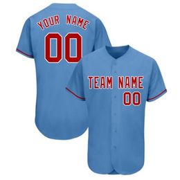 Custom Men Baseball 100% Ed Any Number and Team Names, If Make Jersey Pls Add Remarks in Order S-3XL 011