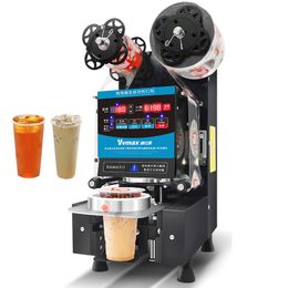 Commercial Beverage Bottle Sealing Machine Coffee Cup Sealing Machine Cup Sealer Milk Tea Shop Equipment