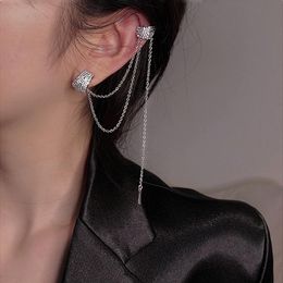 Gloryelenxs 1 Pair Women Heart Shape Tassel Pendant Earring Girl Summer Unique Long Dangle Korean Style Earring
