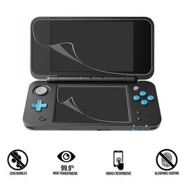 Transparent LCD Screen Protector Film For New 2DS XL/ LL Clear Touch Protective Seal Film For Nintend 2DS XL/LL