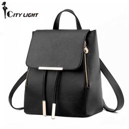New Women Backpack Laptop Travel Bag Fashion School Bags for Teenagers and Girls Hand Backpack Leisure High Quality X0529