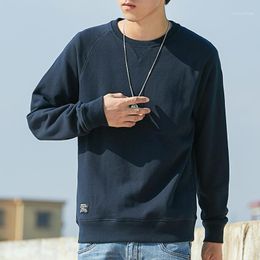 Men's Hoodies & Sweatshirts Fashion Design Casual Male Pullover Mens Crewneck Long Sleeve Round Neck Sweatshirt