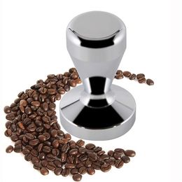 Stainless Steel 49mm/51mm/57.5mm/58mm Coffee Tamper Barista Tools Accessories Espresso Powder Press 210423