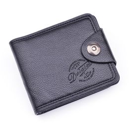 Wallet Men Fashion ZOVYVOL 2020 PU Leather Card Brand Purses for Men Black Brown Bifold Zipper Coin Purse with Gift