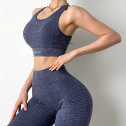 2021 SeamlWorkout Set Sport Leggings Or Yoga Top Set Yoga Outfits For Women Sports Bra Sportswear Athletic Clothes Gym Sets X0629
