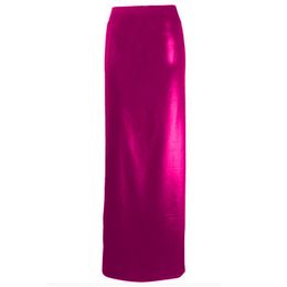 Skirts Women High Waisted Summer Long Skirt 2021 Elegant Ladies Office Night Club Midi Pencil Waist PU Slim