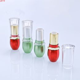 Fashion Cool Empty Lip Balm Tubes Container Lipstick Maquiagem Red Green Color DIY Makeup Tools for Beauty Lady 200pcshigh qty