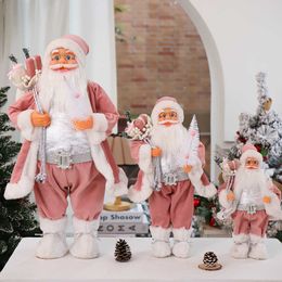doll for shop Canada - Christmas Decorations for Home Year Children's gifts Santa Claus doll 60 45 30cm el Coffee Shop Window Ornaments Navidad 211018