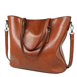 HBP Women Handbags Purses PU Leather Shoulder Bags Large Capacity Totes Bag Casual High Quality Handbag Purse brown