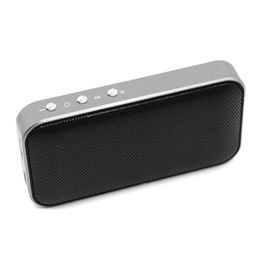 Portable Speakers Wireless Bluetooth Speaker Outdoor Ultra-thin Subwoofer Stereo Player Small Steel Cannon Built-in Microphone