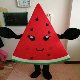 Performance delicious Watermelon Mascot Costumes Halloween Fancy Party Dress Cartoon Character Carnival Xmas Easter Advertising Birthday Party Costume Outfit
