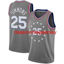 New Ben Simmons Swingman Jersey Stitched Men Women Youth Basketball Jerseys Size XS-6XL