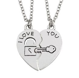 I love you broken heart necklace best-friends pendant necklaces boys girls lover gift fashion Jewellery