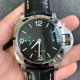 TTF Watch PAM1312-PAM1314 Size 44mm with 7750 movement scratch-proof sapphire glass mirror leather strap