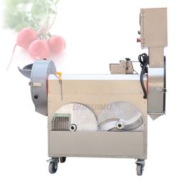 Double Headed Automatic Vegetable Cutting Machine Multi Function Commercial Chopping Cutter maker Shallot Onion manufacturer 220v