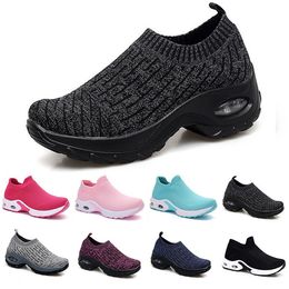 fashion Men Running Shoes type49 White Black Pink Laceless Breathable Comfortable Mens Trainers Canvas Shoe Sports Sneakers Runners 35-42