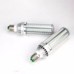 No Flicker Light 110V Candle Bulb Ultra Mute LED Lamp E26 Aluminium Fan Cooling High Power 235 beads Corn Lights MS004