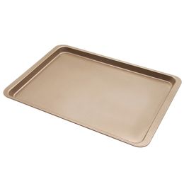 37*25.5cm/14.5*10inch Heavy Carbon Steel Cookie Biscuit Baking Pan Sheet Rectangular Non-Stick Bread Cake Oven Baking Tray DIY Kitchen Tool JY0277