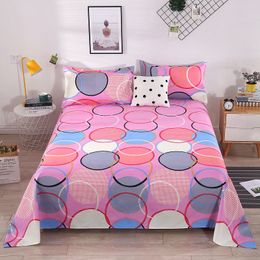 Fashion Sheets Textile ( Without Pillowcase ) Bedding Bed Sheet Trendy Household Mattress Bedspread Skin-friendly F0146 210420