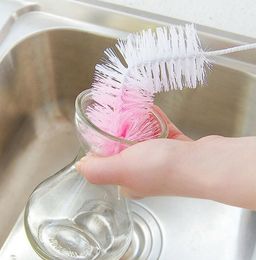 Long handle Cleaning Brush Washing Bottle Flexible Skinny Cleaner for Vacuum Cup Glass Household Cleanings Brushes Tool