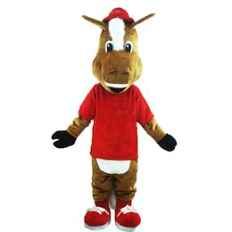 Halloween Horse Animal Mascot Costumes Christmas Fancy Party Dress Cartoon Character Outfit Suit Adults Size Carnival Easter Advertising Theme Clothing