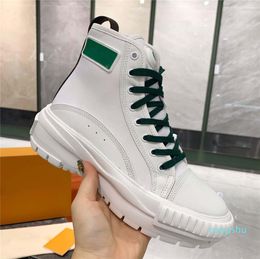 Luxury Designers SQUAD Sneaker Boots lady High Top Chunky Calfskin Martin Winter Ladies Silk Cowhide Leather Platform 11