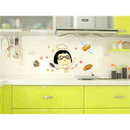 Three generations can remove wall stickers The kitchen refrigerator bathroom setting wall decoration 210420