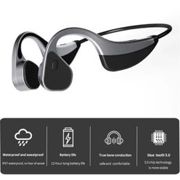 K8 Bone Conduction Earphones Bluetooth-compatible Headphones Sport Running Headset Waterproof Wireless Earphone For Cycling Driving