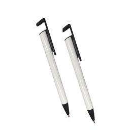 Dye Sublimation metal aluminum blank pens custom rod thermal transfer oven DIY with coating creative personality ballpoint pen with shrink wrap B1