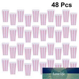 48pcs Paper Popcorn Boxes Wedding Food Candy Box Cartons Container Kids Birthday Baby Shower Pop Corn Popcorn Box Party Supplies