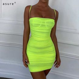 Summer Traf Sexy Dress Women Ladies Fashion Tight Bodycon Clothes Party Night Vestidos Elegant Bandage SUM450 210712