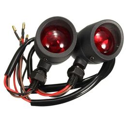 12V Universal Motorcycle Bullet Turn Signal Indicator Amber Light