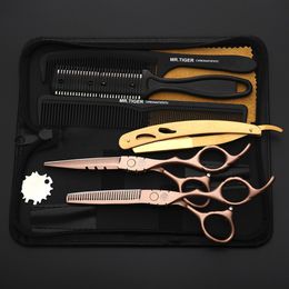 2021 New Professional Hair Cutting Shear Hairdressing s High Quality Salon Barber Hairdresser Haircut Scissor Set