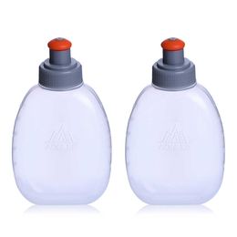 AONIJIE 2 PCS Hydration Waist Bottle Running Belt Bottle BPA Free Sports Bottle for Camping Cycling Marathon 170ML / 250ML Y0915