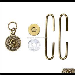 Sewing Notions Tools Apparel Drop Delivery 2021 Diy Clasp Bag Closure Frame Megnetic Button For Small Purse Iqkmr