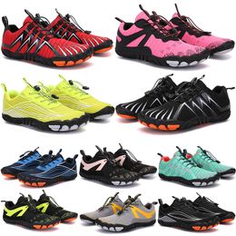2021 Four Seasons Five Fingers Sports shoes Mountaineering Net Extreme Simple Running, Cycling, Hiking, green pink black Rock Climbing 35-45 color37