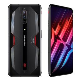 Original Nubia Red Magic 6 5G Mobile Phone Gaming 8GB RAM 128GB ROM Snapdragon 888 64.0MP 5050mAh OTG Android 6.8 inch AMOLED Full Screen Fingerprint ID Smart Cell Phone