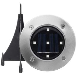 Solar Powered LED Buried Landscape Light Under Ground Lamp Outdoor Path Way Garden Decking - Blue