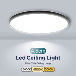 Led Ceiling Lights Modern Ceiling Lamps 220V Lighting Fixture 15W 20W 30W 50W Surface Mounted Panel Lights For Home Living Room W220307