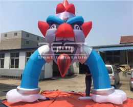 Halloween Inflatable Clown Arch Outside Haunted Head Archway Club Decoration