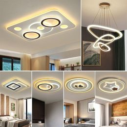 Modern Led Light Lampara Colgante Lustre Suspension Hanglampen Pendant Lamp Bedroom Hanging Dining Room Lamps